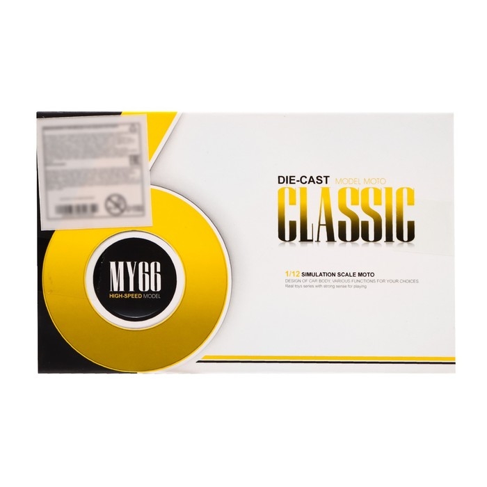 Мотоцикл металлический &laquo;СпортБайк&raquo;, масштаб 1:12, МИКС