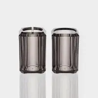 Набор для ванной "Кристалл" 4 предмета (дозатор, 2 стакана, мыльница)