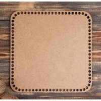 Заготовка для вязания "Квадрат скруглённый", донышко хдф, 30&times;30 см, d=10мм