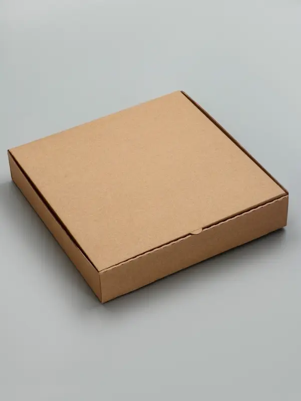 Коробка для пиццы, бурая, 32 х 32 х 6 см