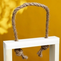 Кашпо деревянное 46&times;15&times;4 см с 3 колбами 15 см "Рамка Экстра", ручка Дарим Красиво