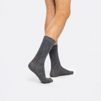 Носки мужские шерстяные, цвет темно-серый меланж, размер 29-31 Носки мужские шерстяные, цвет темно-серый меланж, размер 29-31