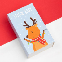 Набор новогодних детских носков Крошка Я &laquo;Оленёнок&raquo;, 4 пары, 10-12 см