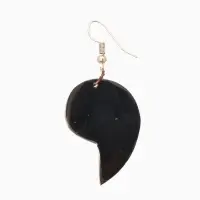 Серьги "Морская ракушка" ракушка 5,5х2 см