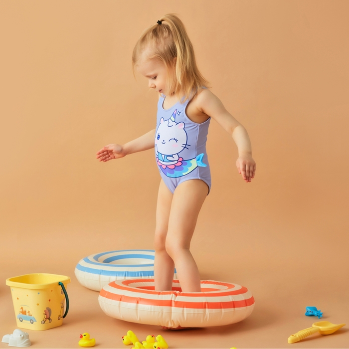 Купальный костюм детский Крошка Я "Русалка" рост 86-92 см