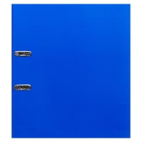 Пaпкa-регистратор А4 75мм Calligrata ламинированная, джинсовый синий