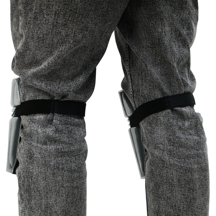 Наколенники защитные, универсальные, 19 &times; 16.5 см, серые