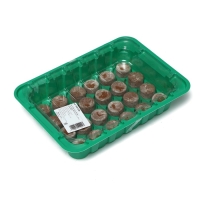 Мини-парник для рассады: кокосовая таблетка d = 3 см (24 шт.), парник 25 &times; 17,5 см, jiffy