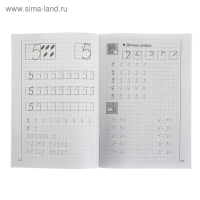 Рабочая тетрадь для детей 5-6 лет &laquo;Учимся писать цифры&raquo;, Бортникова Е.