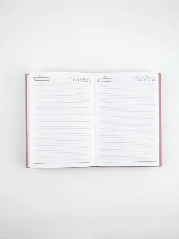 Ежедневник А5, 160 листов, в твердой обложке  "Люби себя"