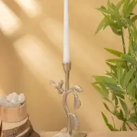 Подсвечник &laquo;Соловей на ветке&raquo;, 9.5&times;14&times;29 см, алюминий