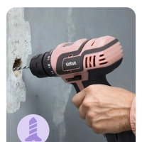 Аккумуляторная дрель-шуруповерт КТ-6493 - 100 Вт