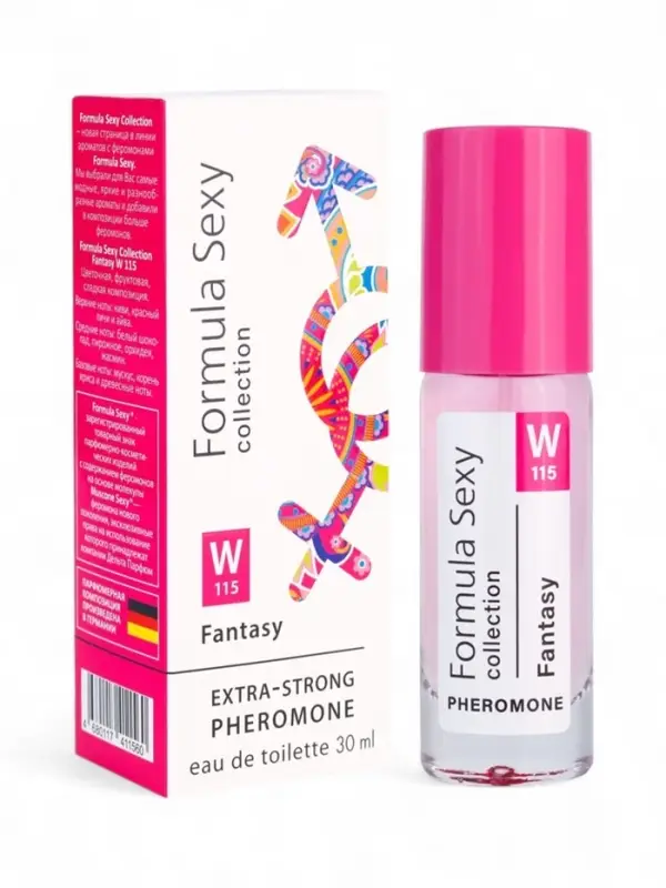 Туалетная вода женская с феромонами Formula Sexy collection Fantasy W115, 30 мл