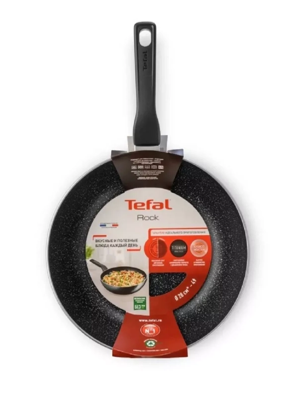 Cковорода Вок Rock 04235628, 28 см с антипригарным покрытием