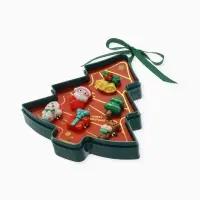 Кольца детские набор 5 шт "Выбражулька" в форме елки, форма МИКС, цвет МИКС, б-р