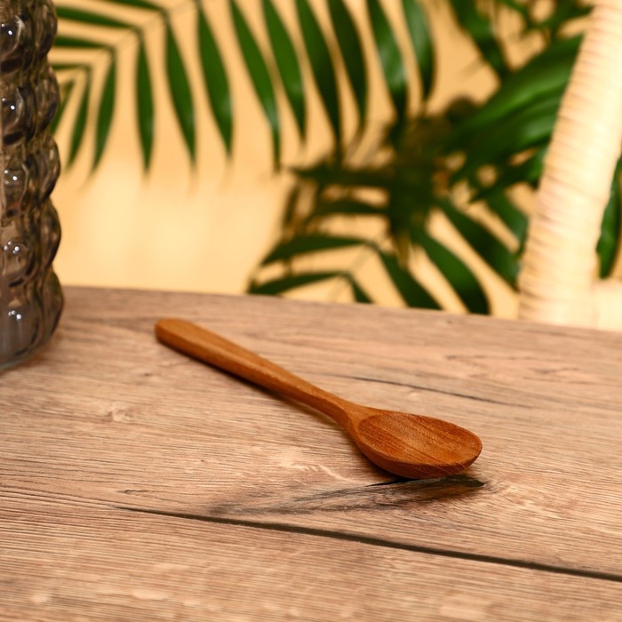 Ложка 19 см, тиковое дерево