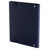 Тетрадь на кольцах A5 120 листов, в клетку, BG Base, с резинкой