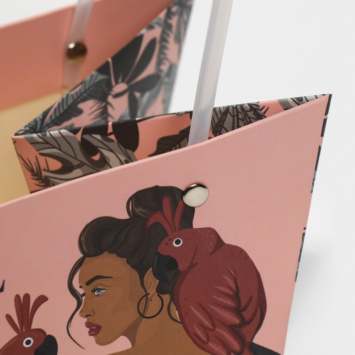 Пакет влагостойкий для цветов &laquo;Нежно&raquo;, 20 х 12 х 20 см