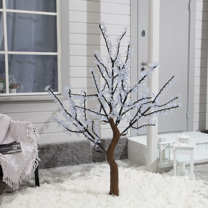 Светодиодное дерево &laquo;Сакура&raquo; 1.5 м, 540 LED, постоянное свечение, 220 В, свечение белое