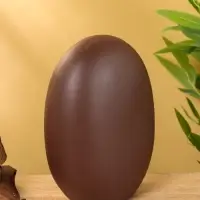 Подсвечник в форме сердца текстурный &laquo;Шоколад&raquo;, 16.5&times;8.5&times;22+/- 1 см