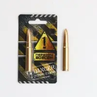 Ручка пуля "Первому во всём" на подложке