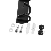 Вешалка CAPPIO CVT003, металлическая, трёхрожковая, цвет черный Вешалка CAPPIO CVT003, металлическая, трёхрожковая, цвет черный