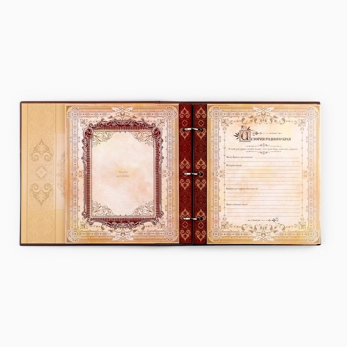 Родословная книга с рамкой под фото &laquo;Семейная летопись&raquo;, 22,5 х 23,7 см.