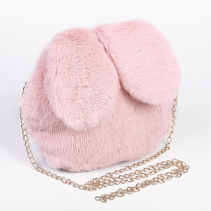 Сумка детская &laquo;Зайчик&raquo;, 26&times;19&times;2см, цвет розовый