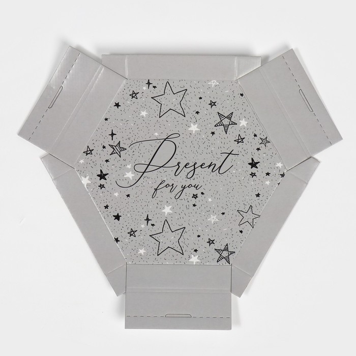 Коробка подарочная складная, упаковка, &laquo;Звёзды&raquo;, 26 х 22.5 х 8 см