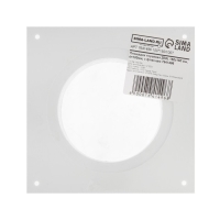 Площадка торцевая ZEIN, 150х150 мм, d=100 мм, с фланцем