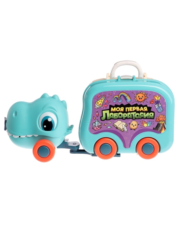 ЭВРИКИ Набор для опытов "Моя первая лаборатория", машинка, 60 опытов