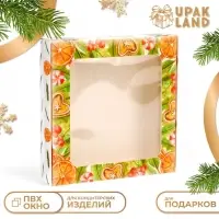 Подарочная коробка сборная с окном &laquo;Пусть сбываются мечты&raquo;, 16&times;16&times;3 см