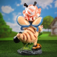 Садовая фигура из полистоуна &laquo;Пчёлка в панамке&raquo;, 49&times;23&times;25 см