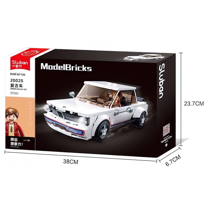 Конструктор машина Sluban Модельки, 277 деталей, 6+