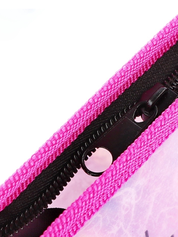 Папка для тетрадей А5, 243х200х80 мм, deVENTE "Hey Girl", молния сверху, пластик, для девочки