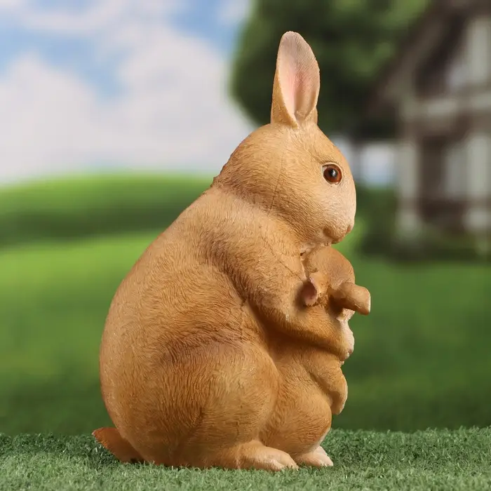 Фигурка полистоун TAKE IT EASY &laquo;Зайчиха с зайчонком&raquo;, 13&times;12&times;25 см