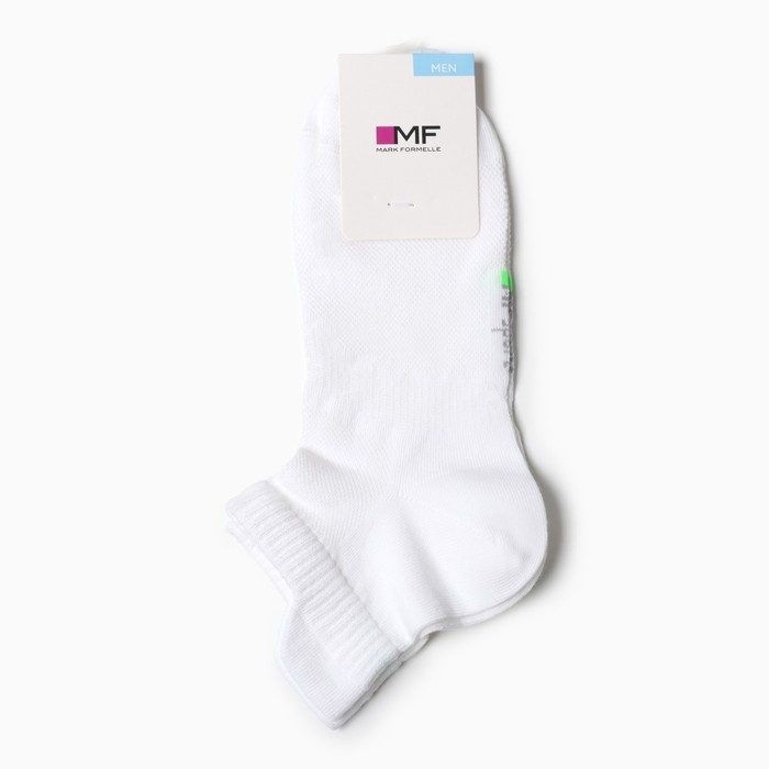 Носки мужские укороченные, цвет белый, размер 29-31 Носки мужские укороченные, цвет белый, размер 29-31