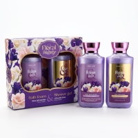 Подарочный набор косметики Rose iris, гель для душа и пена для ванны 2 х 295 мл, FLORAL & BEAUTY by URAL LAB
