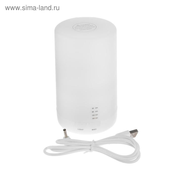 Увлажнитель воздуха Luazon LHU-12, ультразвуковой, 200 мл, 5 режимов, белый