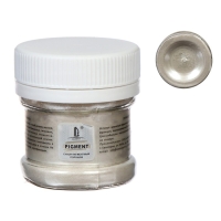 Пигмент (пудра) LUXART Pigment, 25 мл/6 г, белый перламутровый Пигмент (пудра) LUXART Pigment, 25 мл/6 г, белый перламутровый
