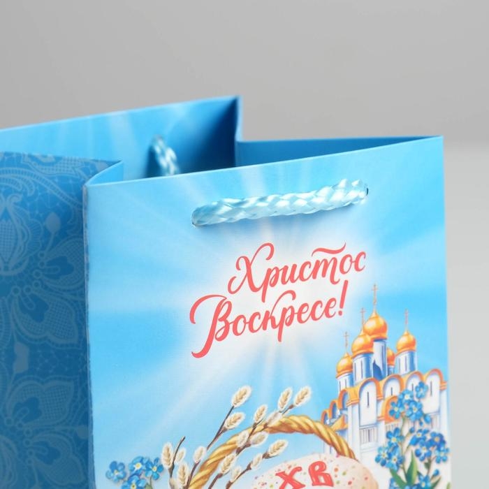 Пакет подарочный, упаковка, «Христос Воскресе», 10 х 16 х10 см Пакет подарочный, упаковка, «Христос Воскресе», 10 х 16 х10 см