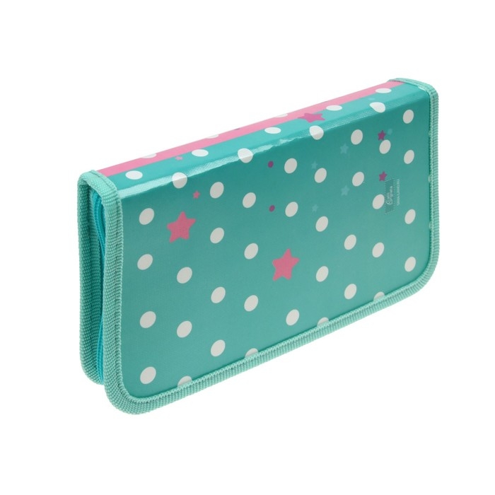 Пенал 1 секция 115 х 205 х 30 мм, Calligrata Пенал 1 секция 115 х 205 х 30 мм, Calligrata "Девочка с зайкой", ламинированный картон