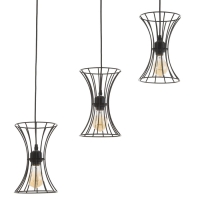 Светильник BayerLux "Анетта" 3хЕ27 40Вт черный 16х50х23-123см