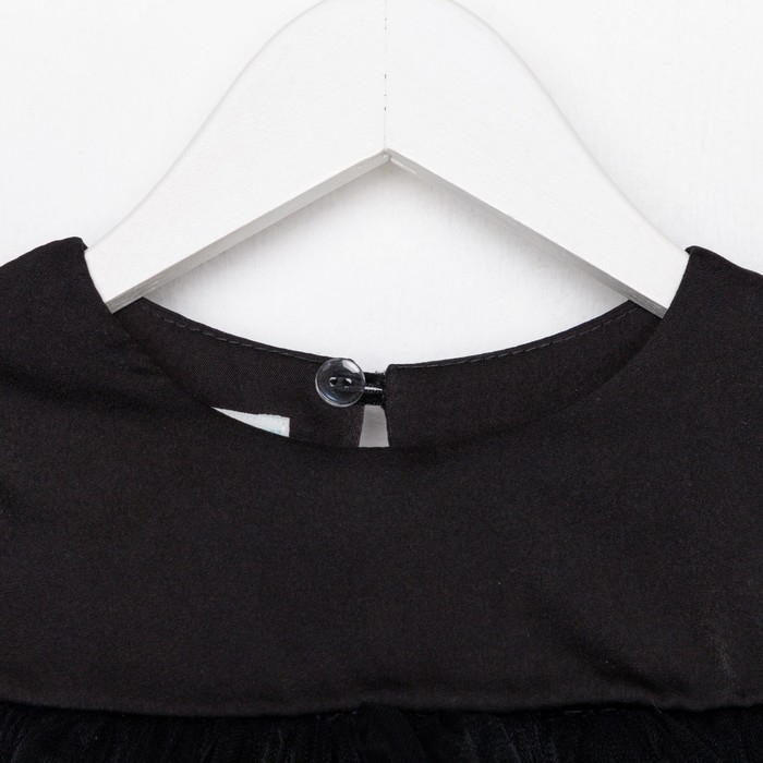 Платье детское нарядное с пышной юбкой KAFTAN, рост 98-104, чёрный Платье детское нарядное с пышной юбкой KAFTAN, рост 98-104, чёрный