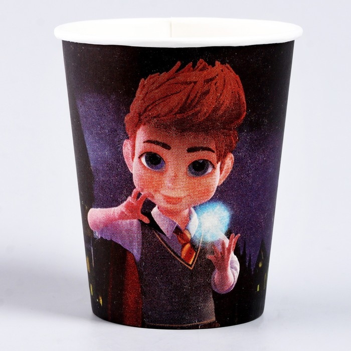 Набор бумажной посуды одноразовый Волшебного дня рождения!&raquo;: 6 тарелок, 6 стаканов