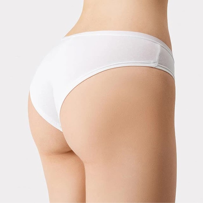 Набор женских трусов слипы (3шт), цвет белый, р-р 50 (XL) Набор женских трусов слипы (3шт), цвет белый, р-р 50 (XL)