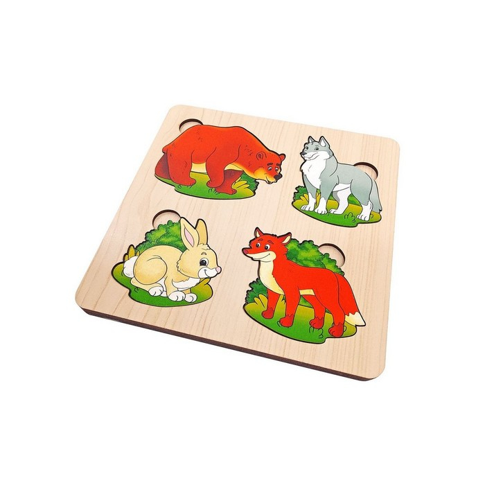 Больше-меньше &laquo;Дикие животные&raquo;