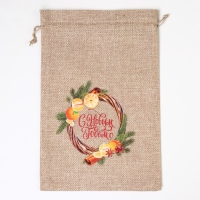 Мешок с термонаклейкой &laquo;Корица&raquo;, 20 х 30 см +/- 1.5 см, Новый год