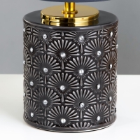 Настольная лампа Катрина E14 40Вт черный 15,5х15,5х33 см RISALUX