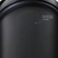 Шейкер для спортивного питания Onlytop, 600 мл, цвет черный